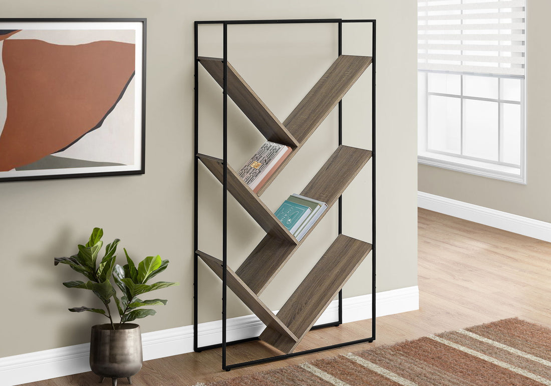 Bookshelf, Bookcase, Etagere, 3 Tier, Office, Contemporary &amp; Modern