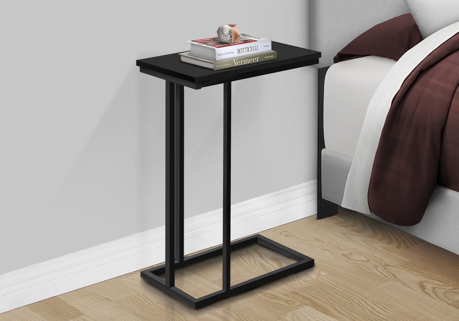 Accent Table Versatile Use, C - Shaped, Contemporary &amp; Modern