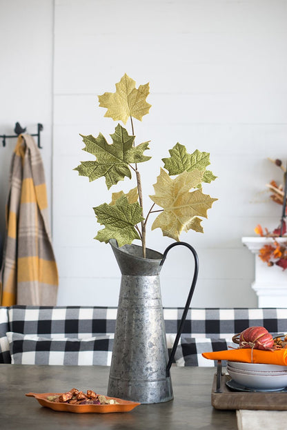 Paper Maple Leaf Spray, Botanicals Decor For Harvest Festival Fall Festival &amp; Thanksgiving Table Decorations