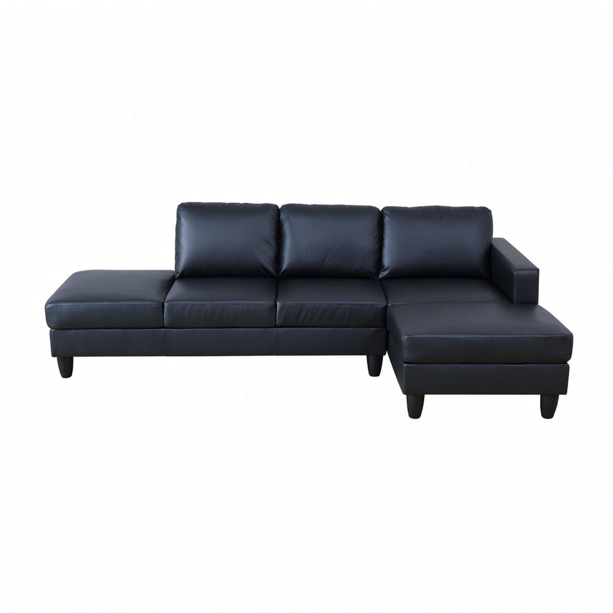 L - Shaped Sectional Sofa With Chaise &amp; Ottoman