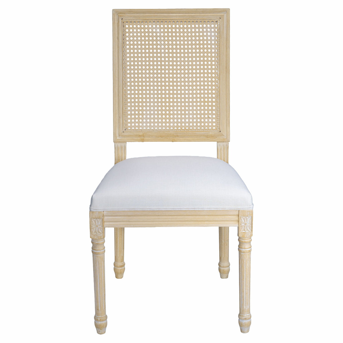 Dining Chairs With Square Back (Set of 2)