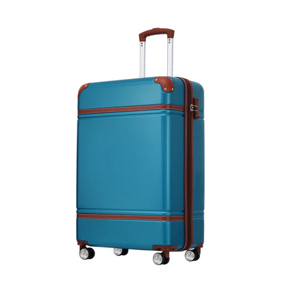 20&quot; Luggage 1 Piece With Tsa Lock, Lightweight Suitcase Spinner Wheels, Carry On Vintage Luggage