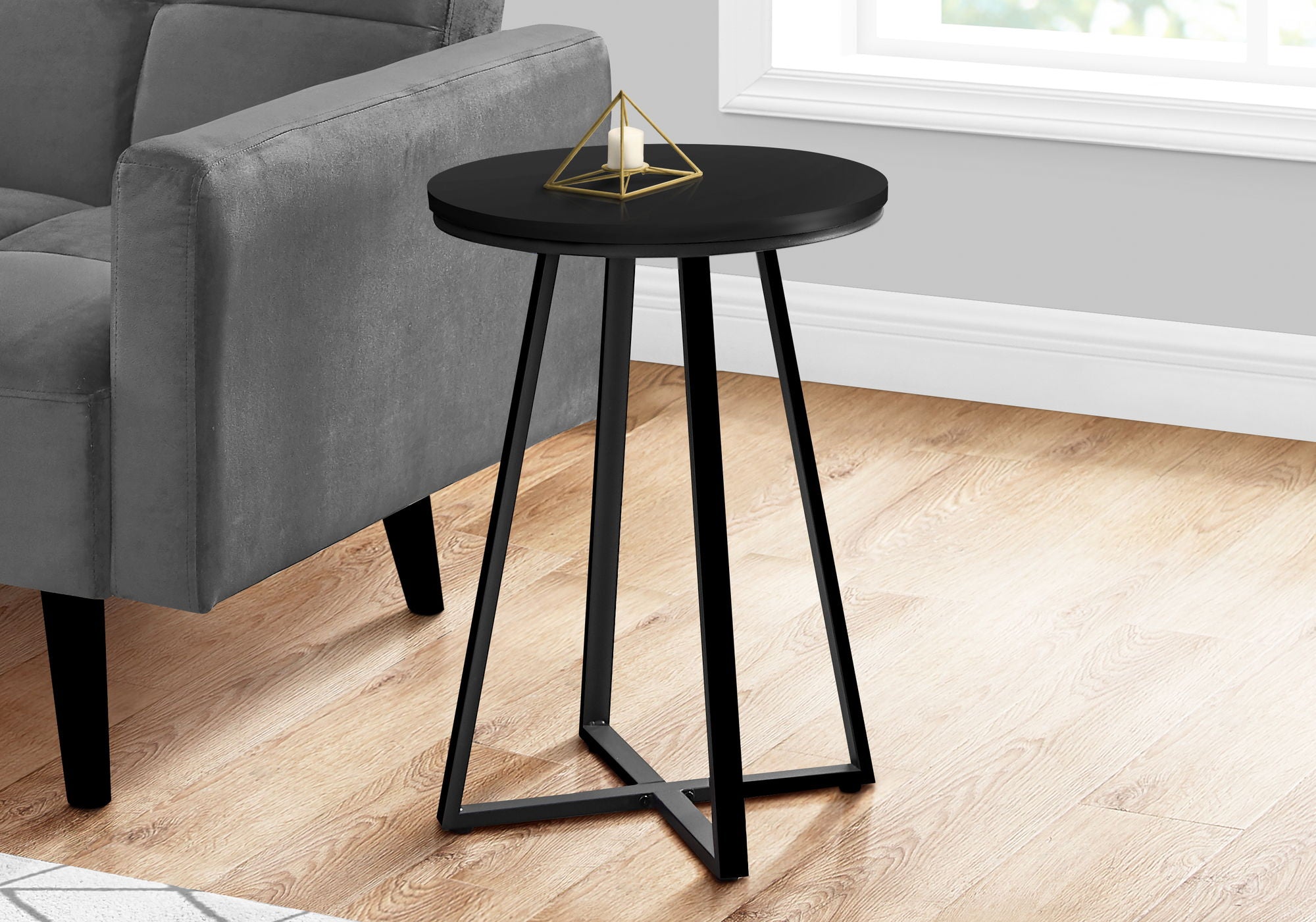 Accent Table, Side, Round Contemporary &amp; Modern Modern Design
