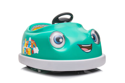 Bumper Car For Kids, 12V Dual Drive 1-6 Years Old Children&