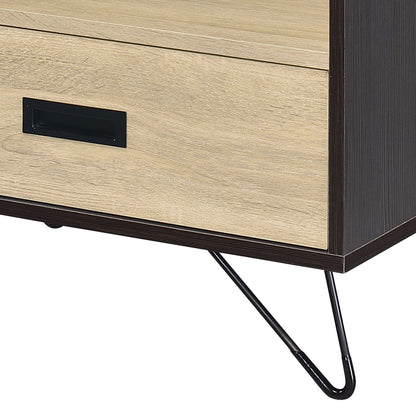 Melkree - Accent Table With Display &amp; Utility Function - Black
