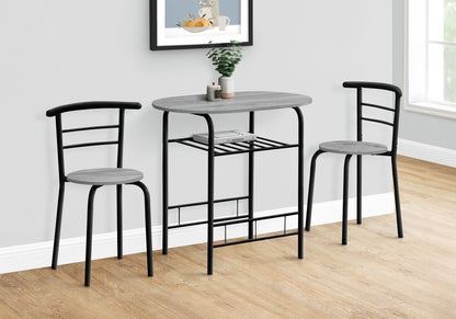 3 Pieces Dining Table Set, Small, Contemporary &amp; Modern