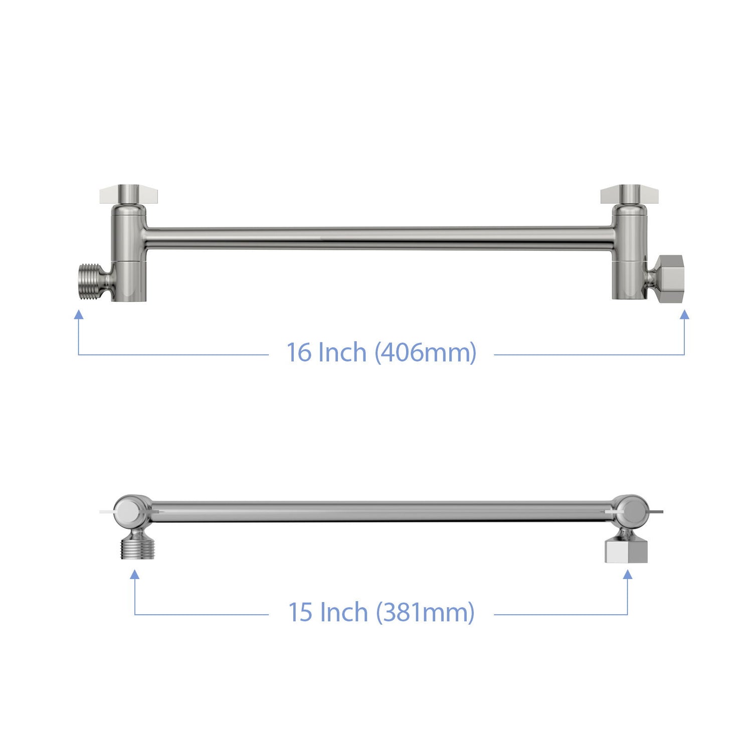 Sleek Design Stainless Steel Shower Arm Extension