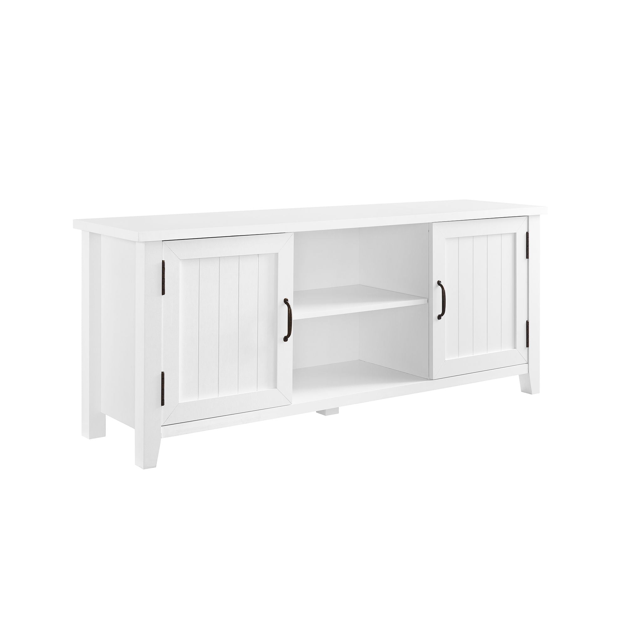Classic Grooved Door TV Stand For Tvs Up To 65&quot;