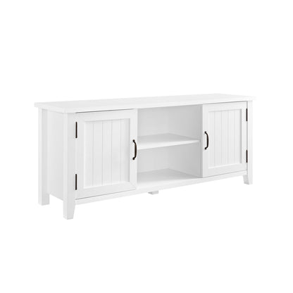 Classic Grooved Door TV Stand For Tvs Up To 65&quot;