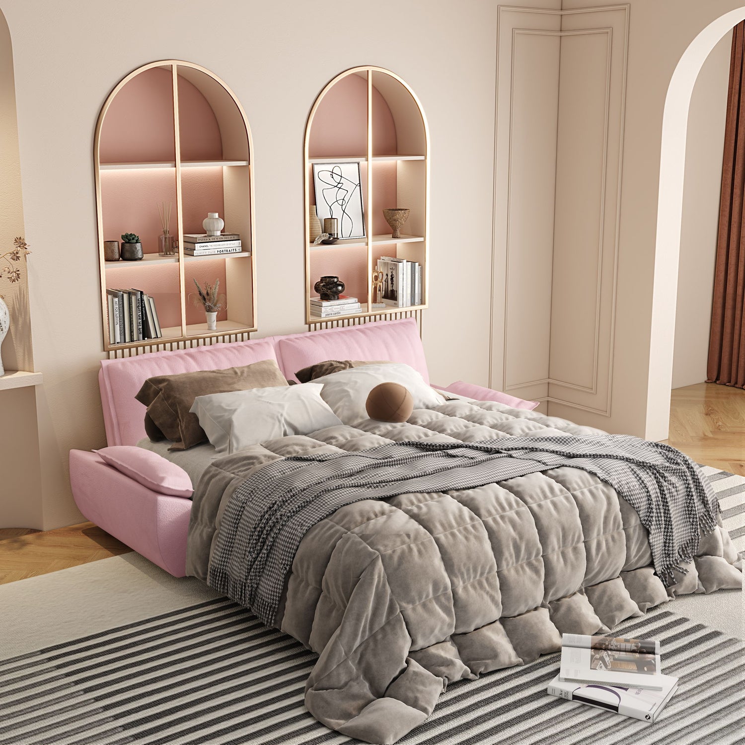 Queen Pull Out Bed, 3 In 1 Convertible Sleeper Sofa
