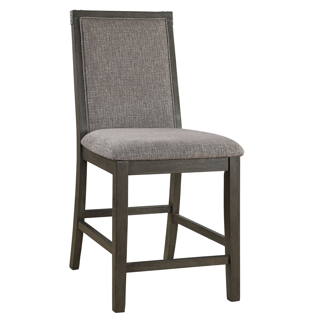 Upholstered Dining Chairs Counter Height (Set of 2) - Gray