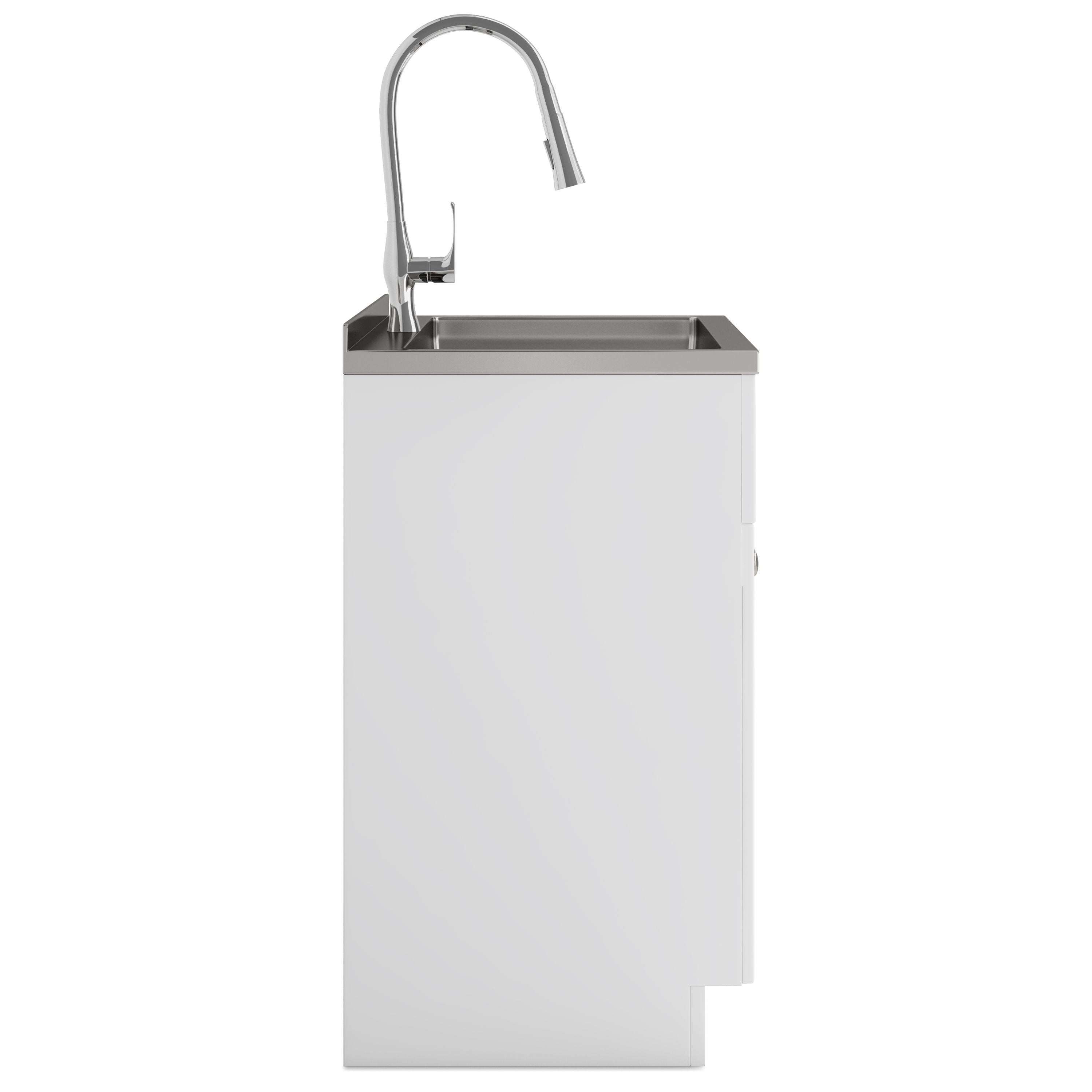 Beckham - Laundry Cabinet &amp; Faucet And Stainless Steel Sink