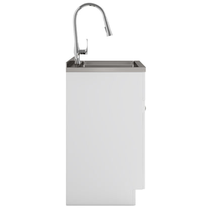 Beckham - Laundry Cabinet &amp; Faucet And Stainless Steel Sink