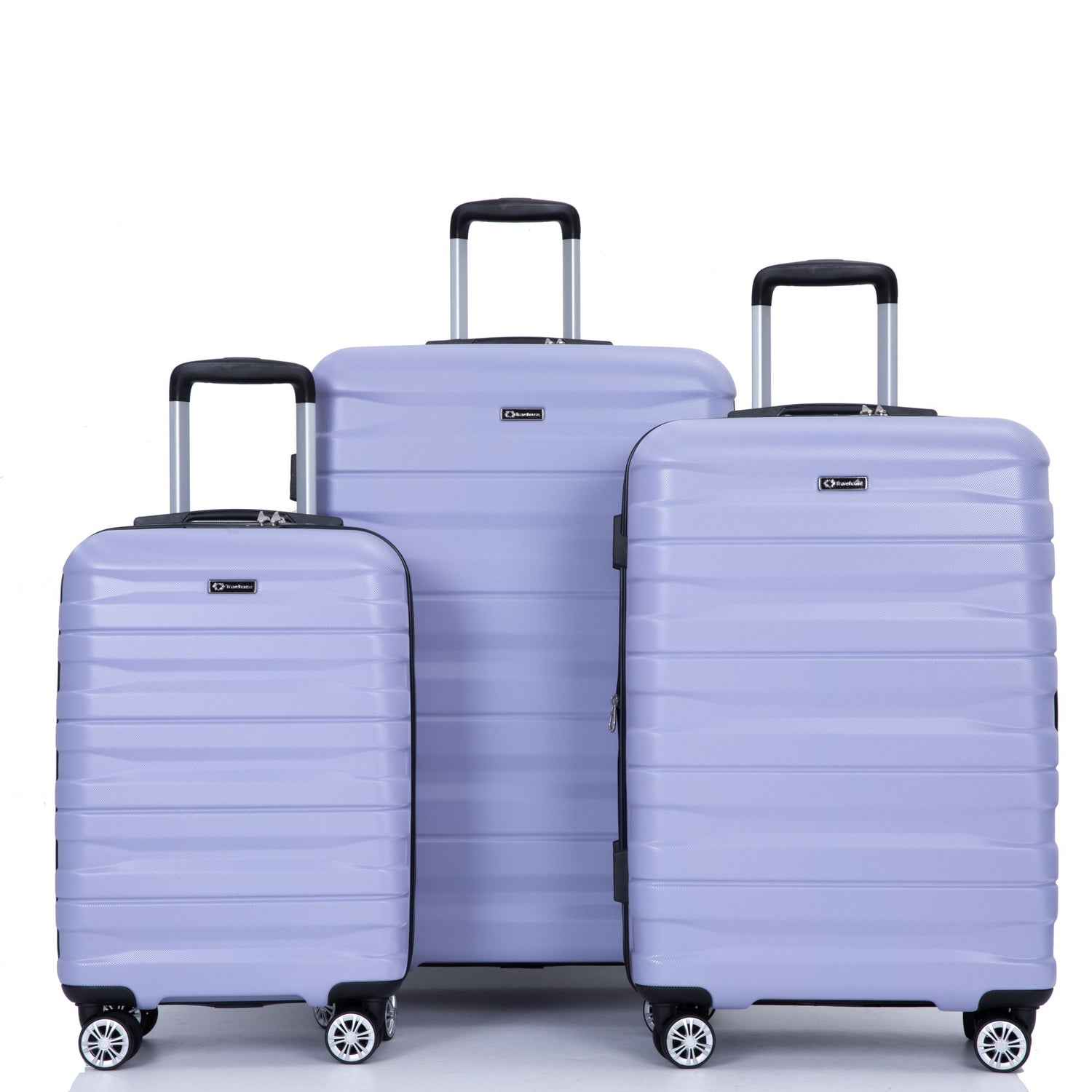 3 Piece Luggage Sets Lightweight &amp; Durable Expandable Suitcase With Two Hooks