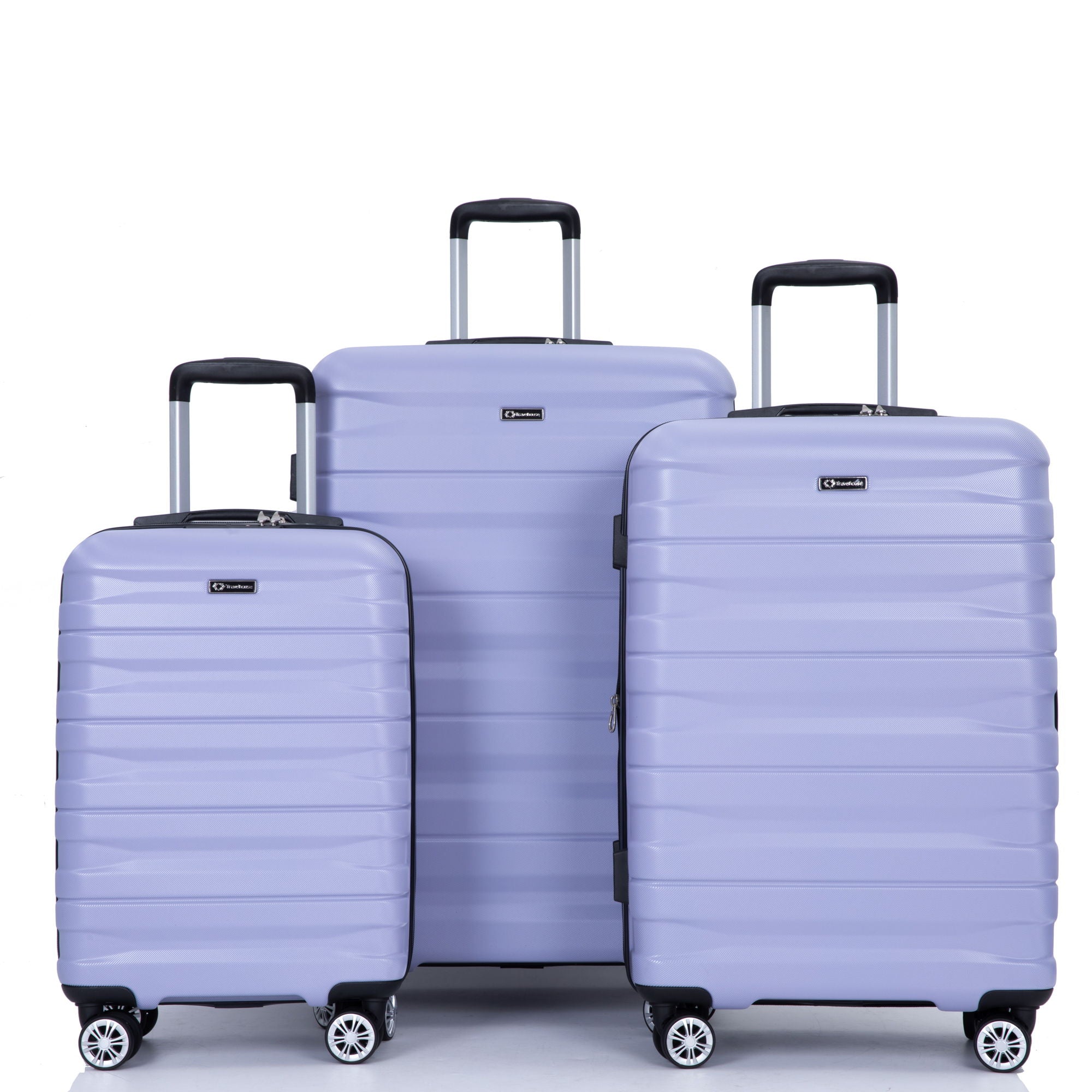 3 Piece Luggage Sets Lightweight &amp; Durable Expandable Suitcase With Two Hooks