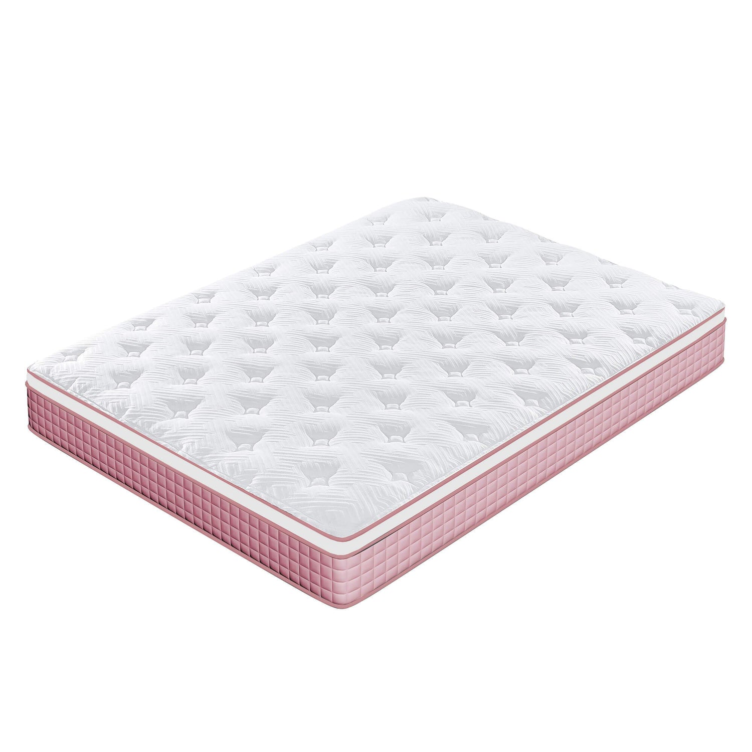 12&quot; Hybrid Mattress With Individual Pocket Spring, Comortable Memory Foam