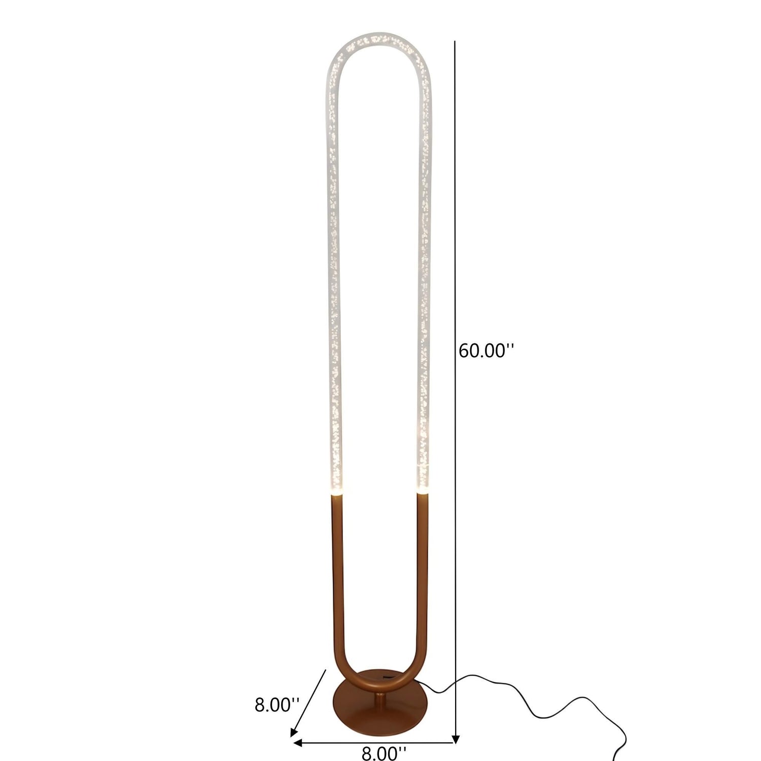 Zeon - LED Floor Lamp, 110 - 120V - Bronze