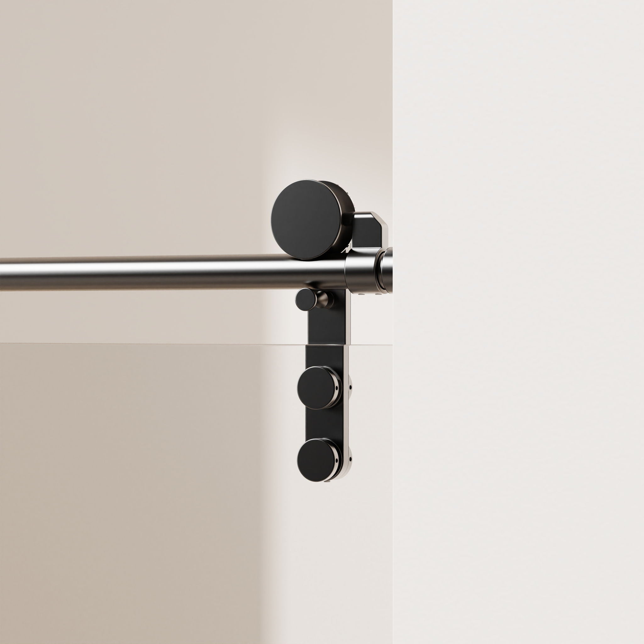 Frameless Single Sliding Shower Doors With Towel Rail &amp; Handle