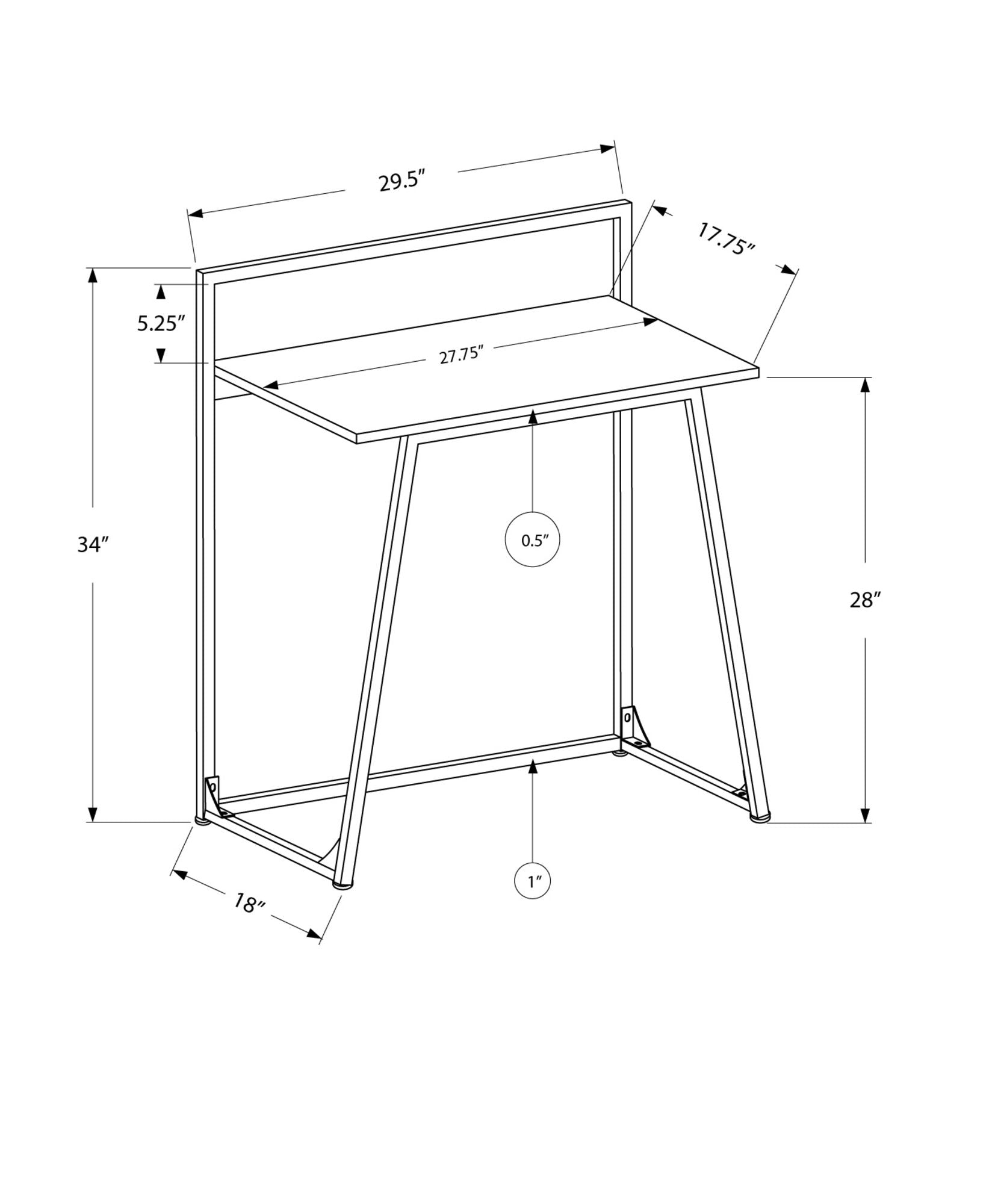 Computer Desk For Home Office, Functional Workspace Contemporary &amp; Modern