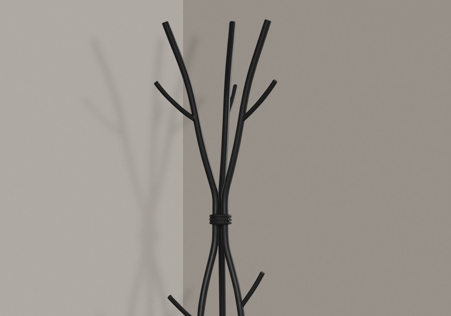 Coat Rack, Hall Tree, Free Standing, 11 Hooks, Entryway, Contemporary &amp; Modern