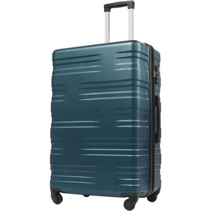 Luggage With Tsa Lock Spinner Wheels Hardside Expandable Luggage Travel Suitcase Check In Luggage ABS 24&quot;