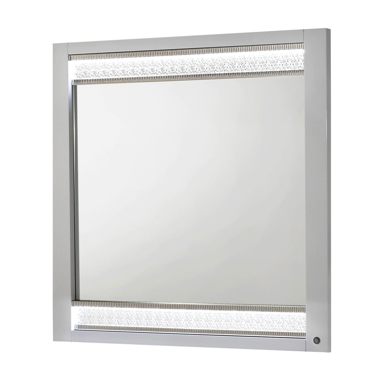Glam - Mirror &amp; LED Lighting (Includes Mirror Only) - White