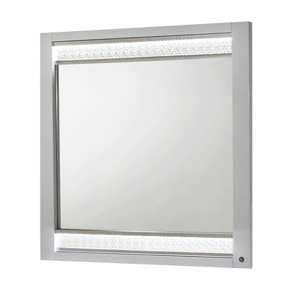 Glam - Mirror &amp; LED Lighting (Includes Mirror Only) - White