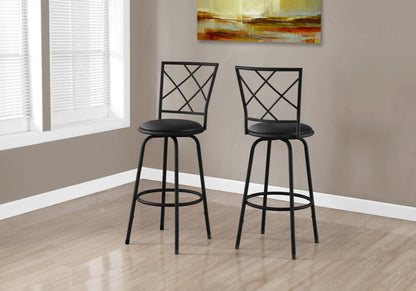 Swivel Stool Bar Height, Contemporary &amp; Modern Style (Set of 2)