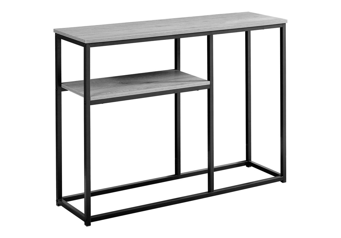 Accent Console Table For Entryway, Contemporary &amp; Convenient Design - Gray