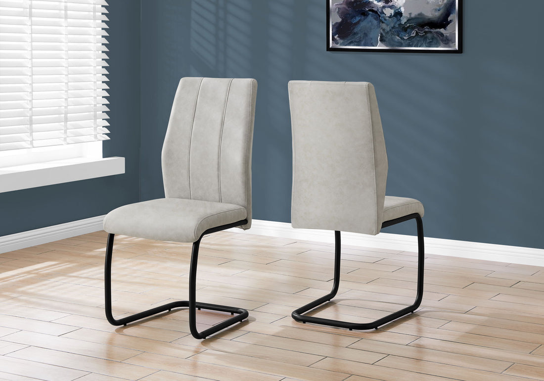 Dining Chair, Side, Upholstered For Dining Room, Contemporary &amp; Modern (Set of 2)