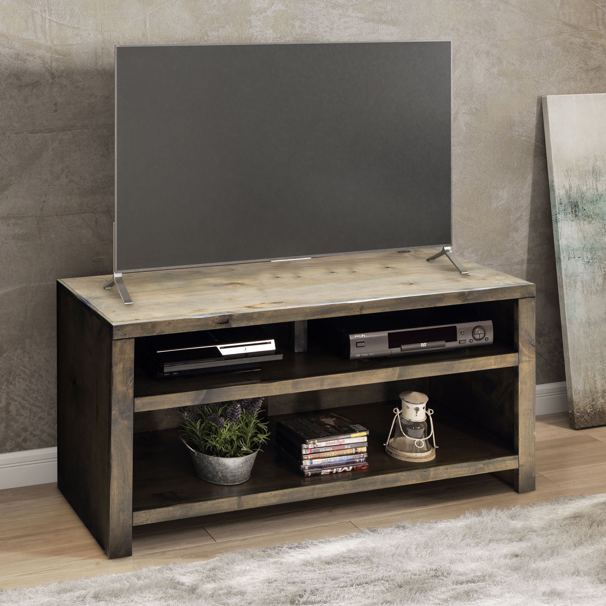 Joshua Creek - TV Stand For TVs Up To 55&quot; - Barnwood