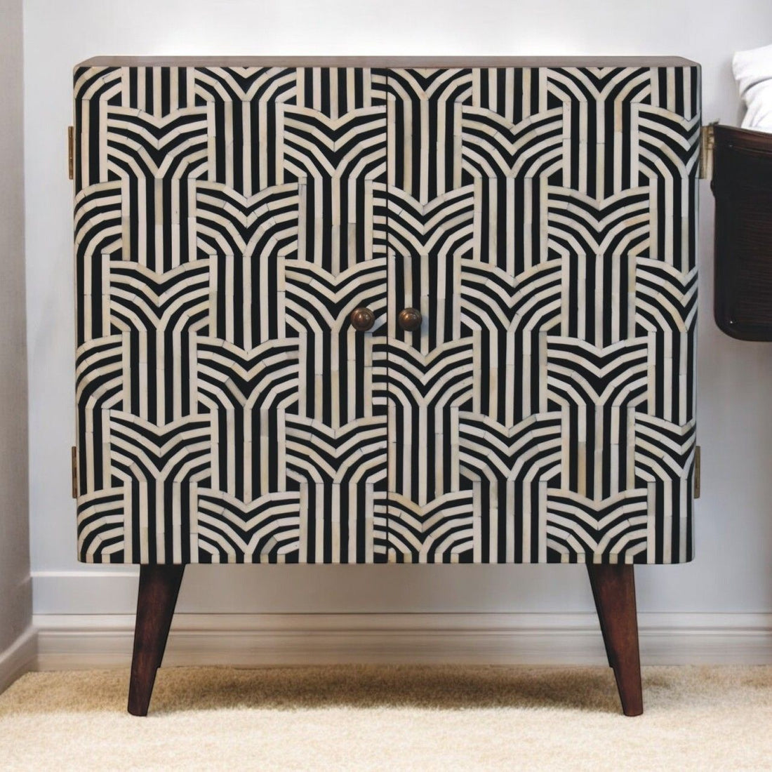 Edessa Bone Inlay Cabinet