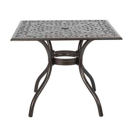 Phoenix - Square Table - Bronze