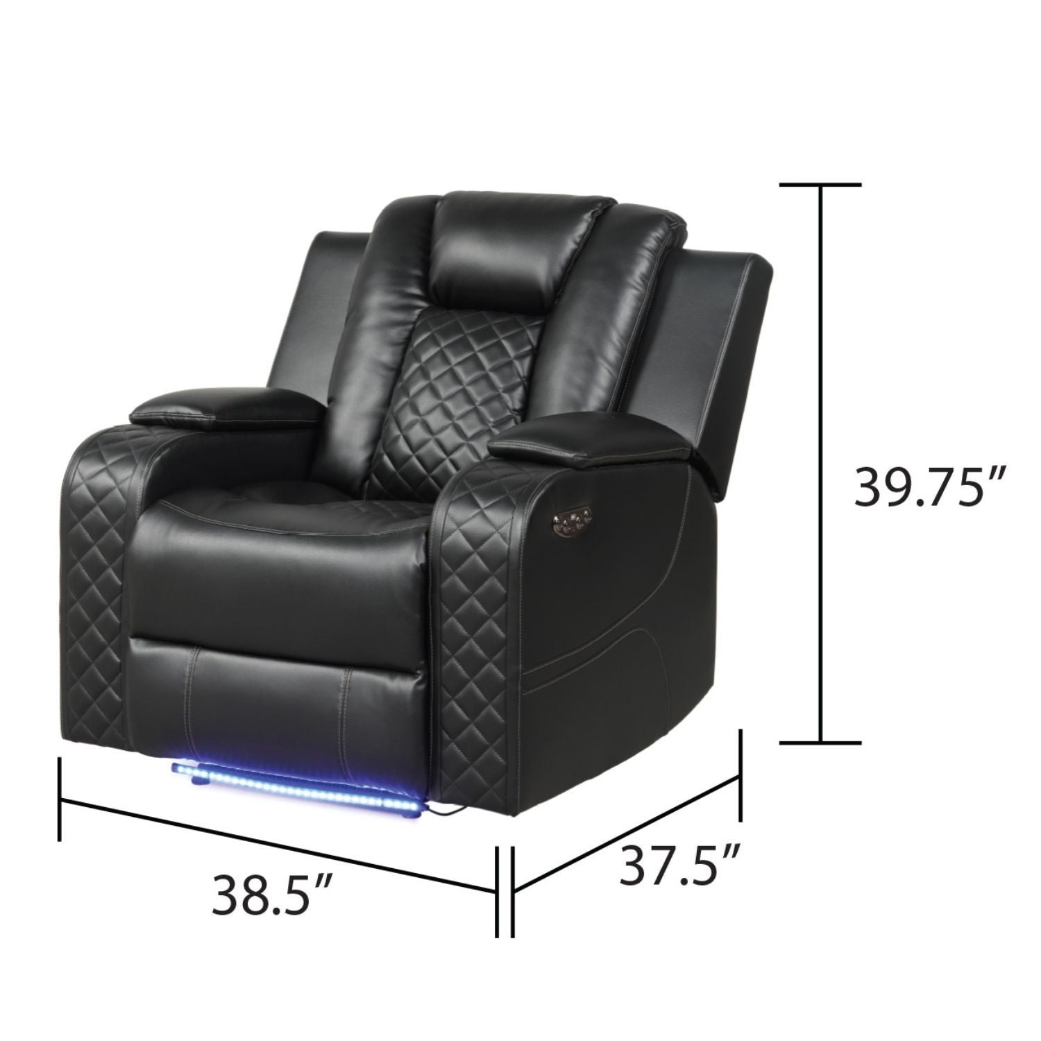 Benz - LED &amp; Power Recliner Chair