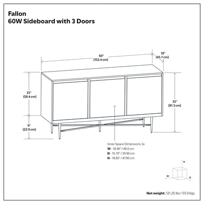 Fallon - Sideboard Buffet - Natural