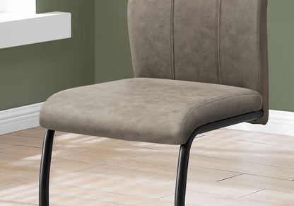Dining Chair, Side, Upholstered For Dining Room, Contemporary &amp; Modern (Set of 2)