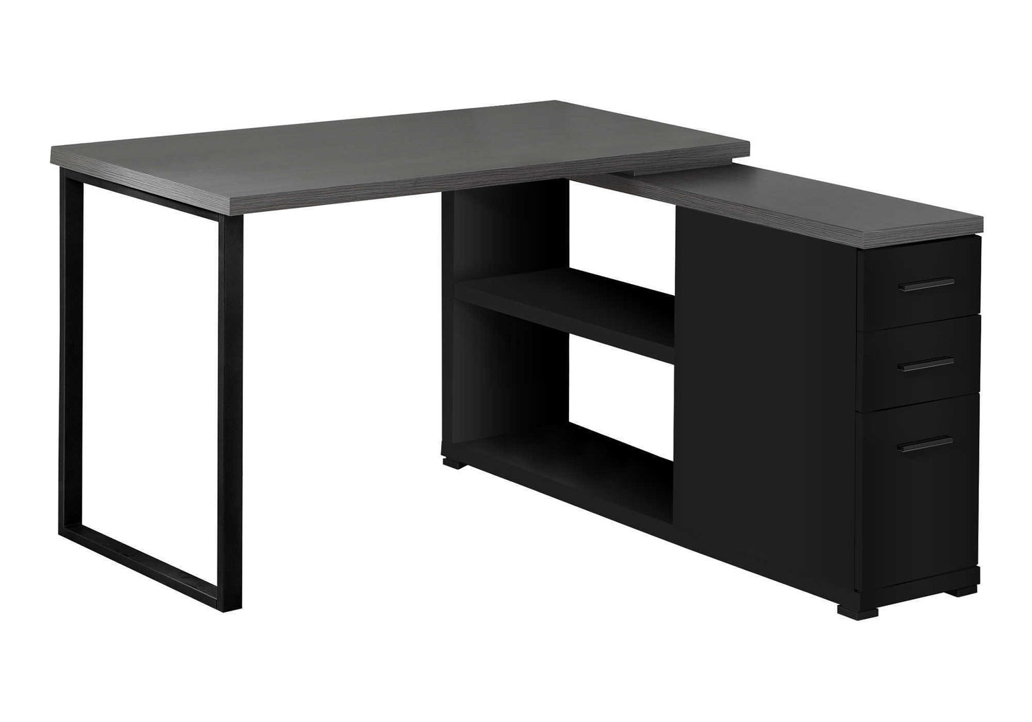 Computer Desk, Home Office, Corner, Left, Right Set - Up, Storage Drawers, L Shape, Laptop, And Contemporary &amp; Modern