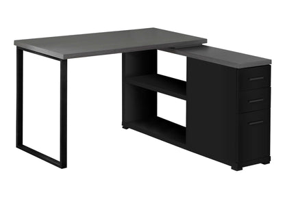 Computer Desk, Home Office, Corner, Left, Right Set - Up, Storage Drawers, L Shape, Laptop, And Contemporary &amp; Modern
