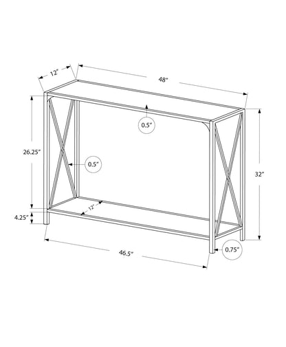 Accent Console Table For Entryway, Contemporary &amp; Modern