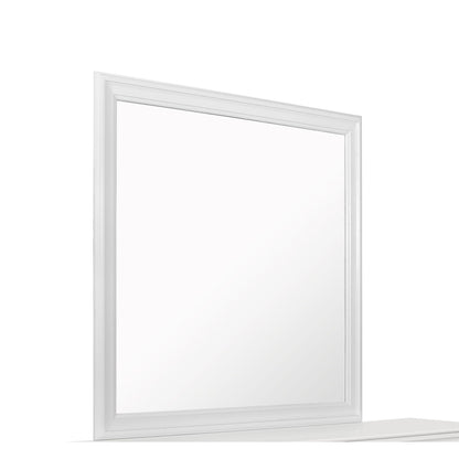 Shaker - Crocodile Metallic Mirror - White