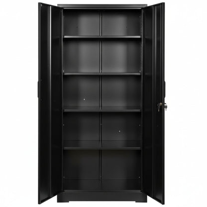 Ironclad - Storage Cabinet With Locking Doors And 4 Adjustable Shelves