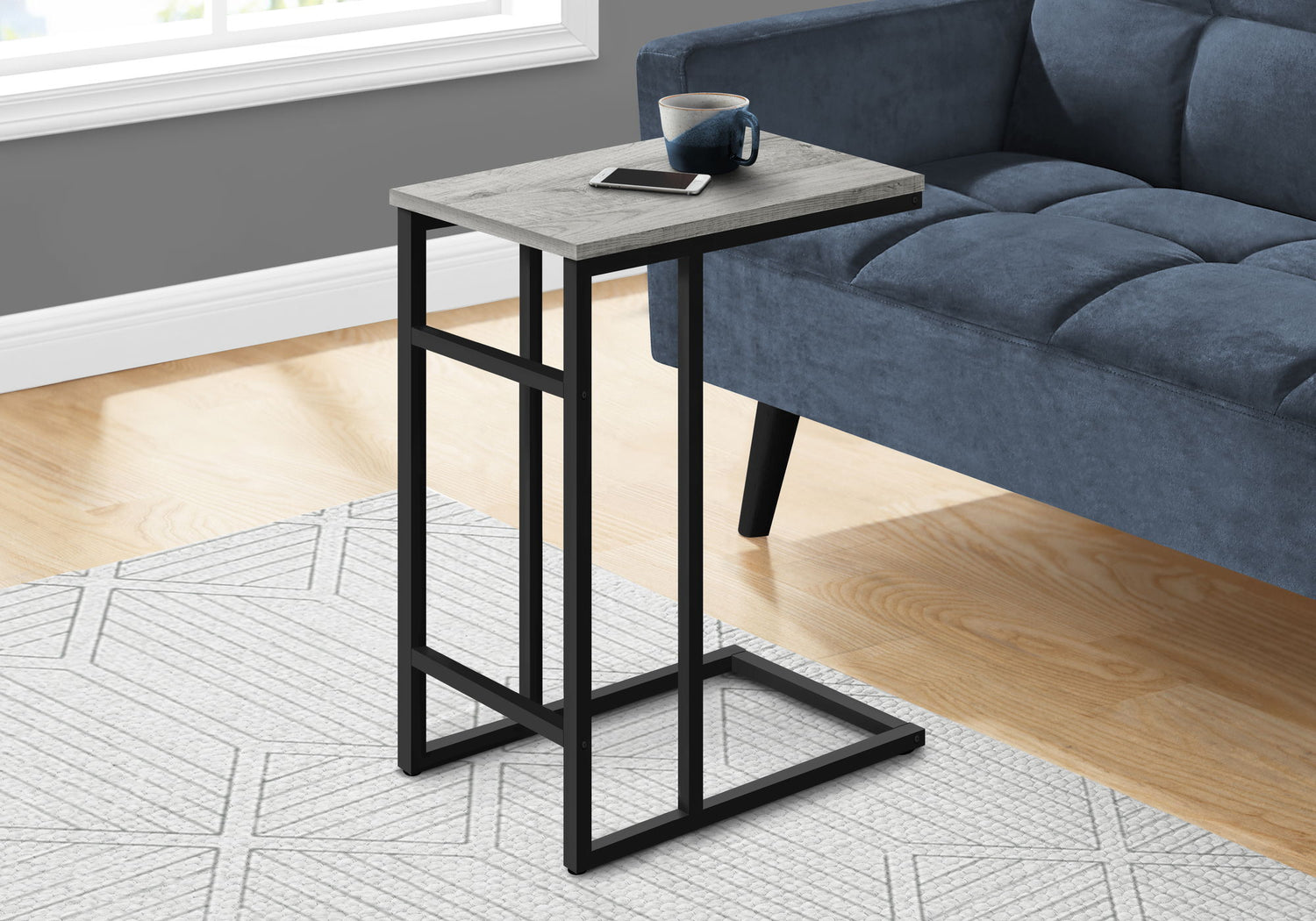 Accent Table, C - Shaped, Contemporary &amp; Modern, Versatile Use