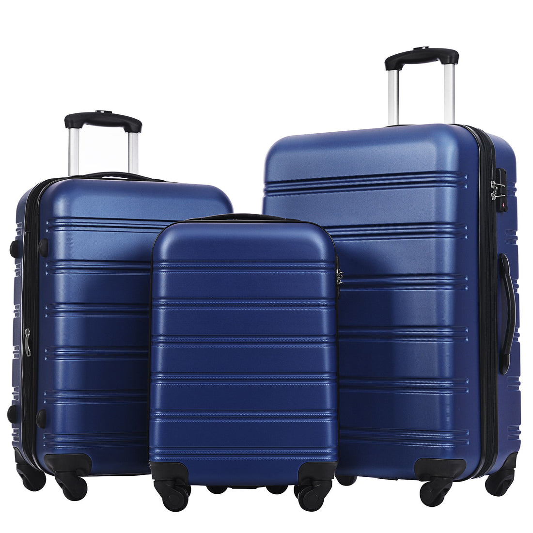 3 Piece Luggage Set Hardside Spinner Suitcase With Tsa Lock 20&quot; 24&quot; 28&quot; Available