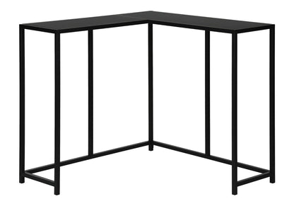 Corner Accent Console Table For Entryway, Contemporary &amp; Modern - Black