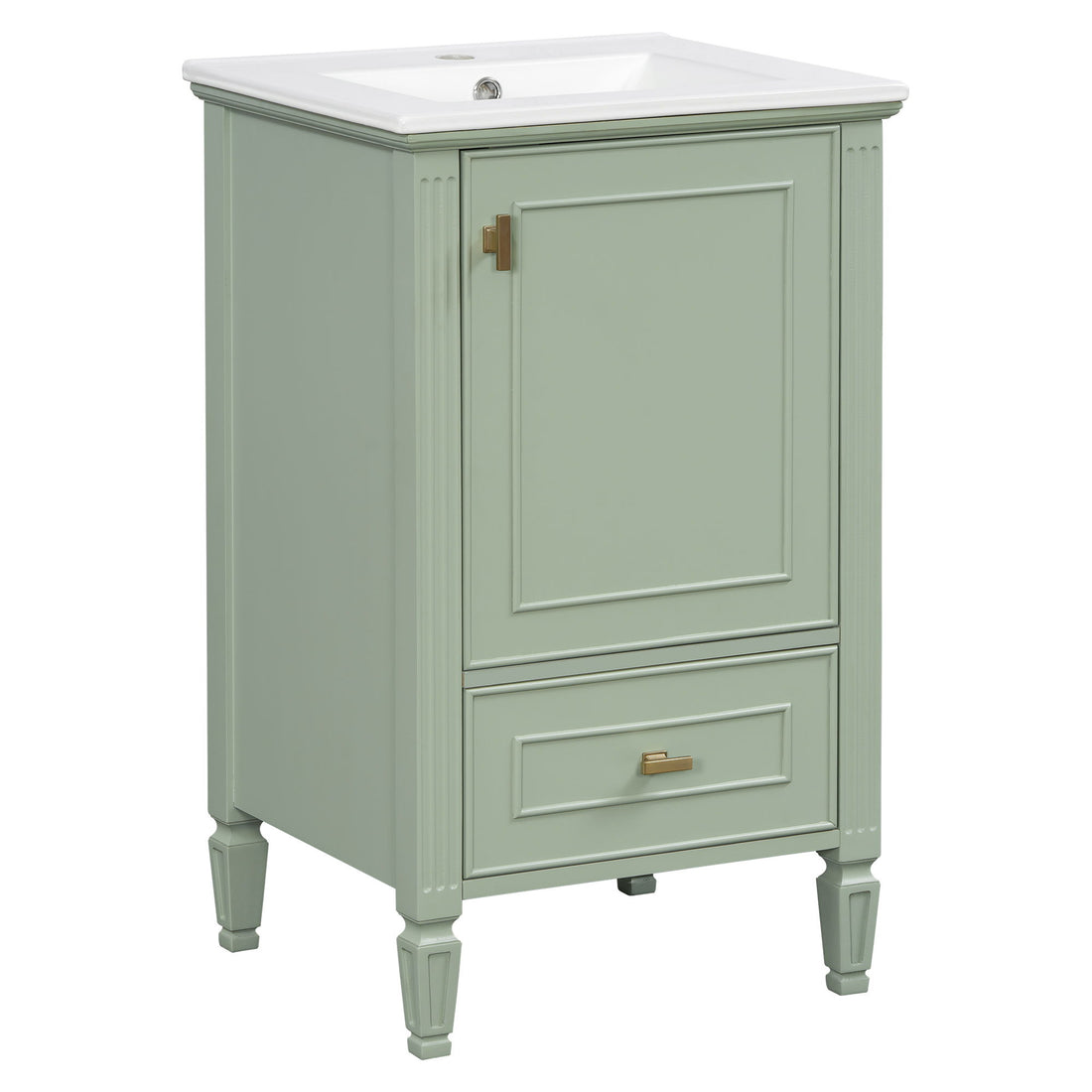 Retro Bathroom Vanity With Sink