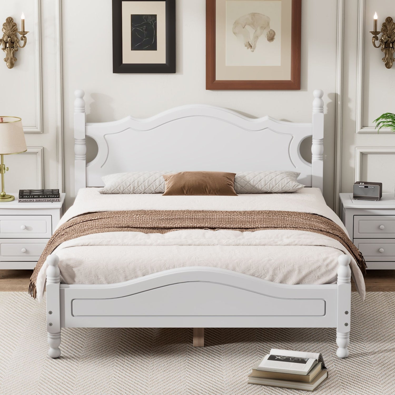 Platform Bed Frame With Slat Support