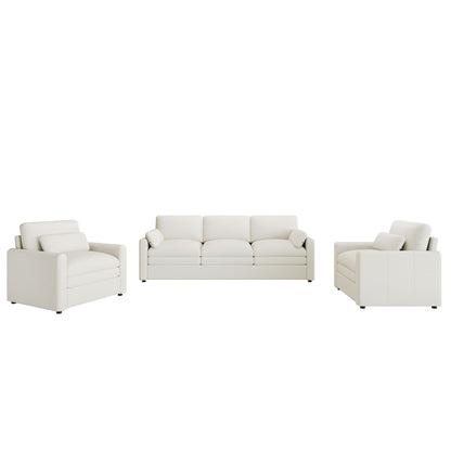 Cozy Sofa Set Oversized Comfy Cloud Sofa With Double Cushion