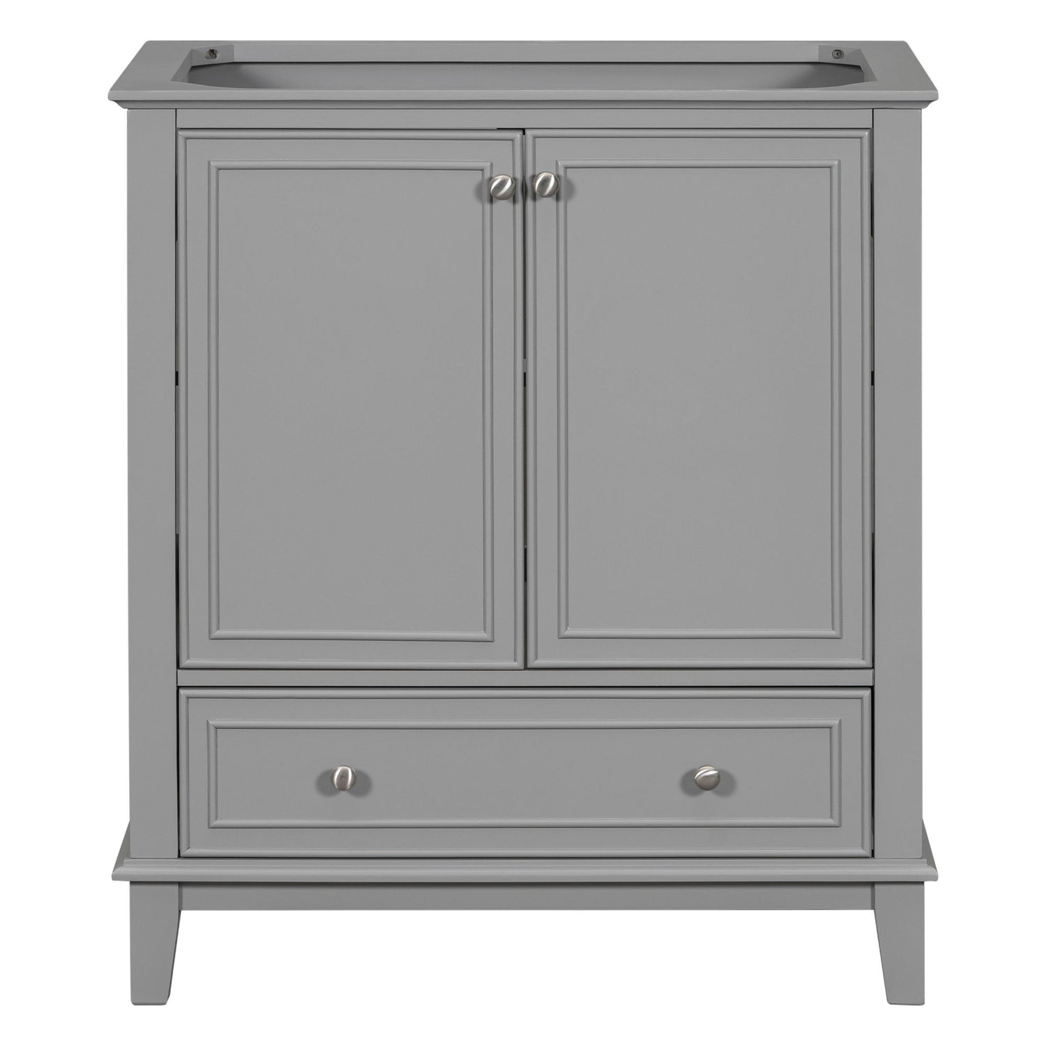 Modern Bathroom Vanity Base Only With Doors And Drawer